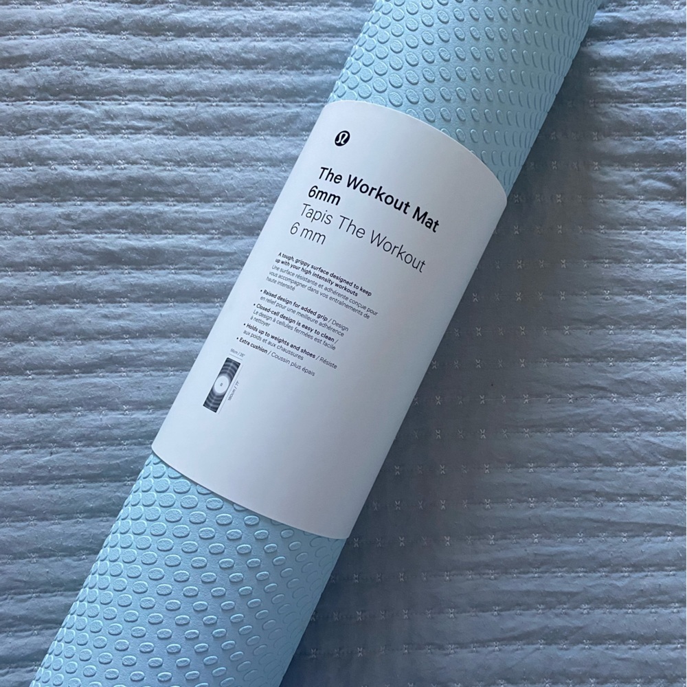 Lululemon Blue Workout Mat